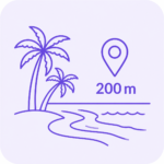 Just 200 m from Bang Por beach